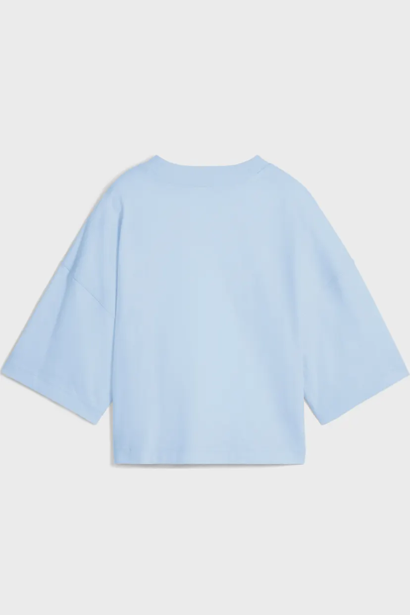 Жіноча блакитна футболка Premium Essentials Oversized Graphic Tee Women 5