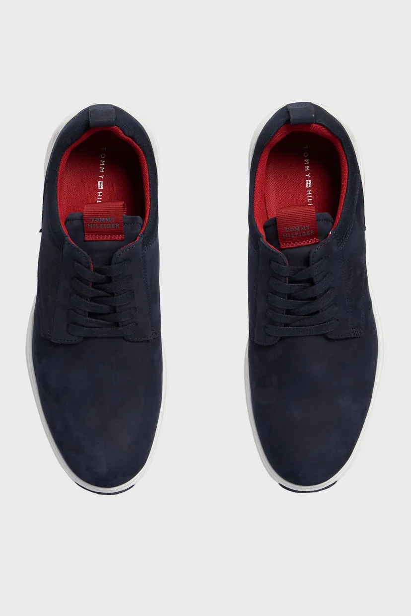 Чоловічі темно-сині шкіряні кросівки HILFIGER NUBUCK MIX HYBRID SHOE 4
