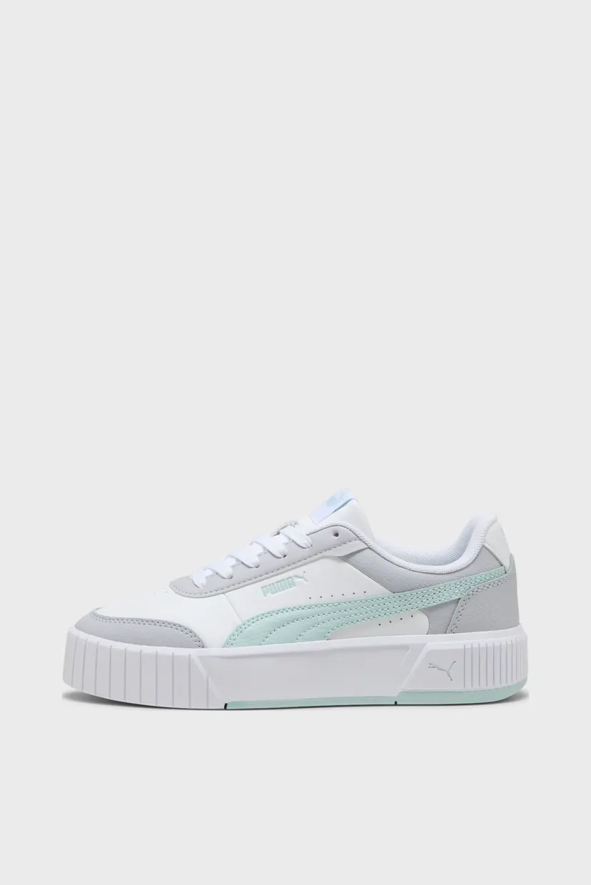 Женские белые кожаные сникерсы  Carina Mia Sneakers Women 3