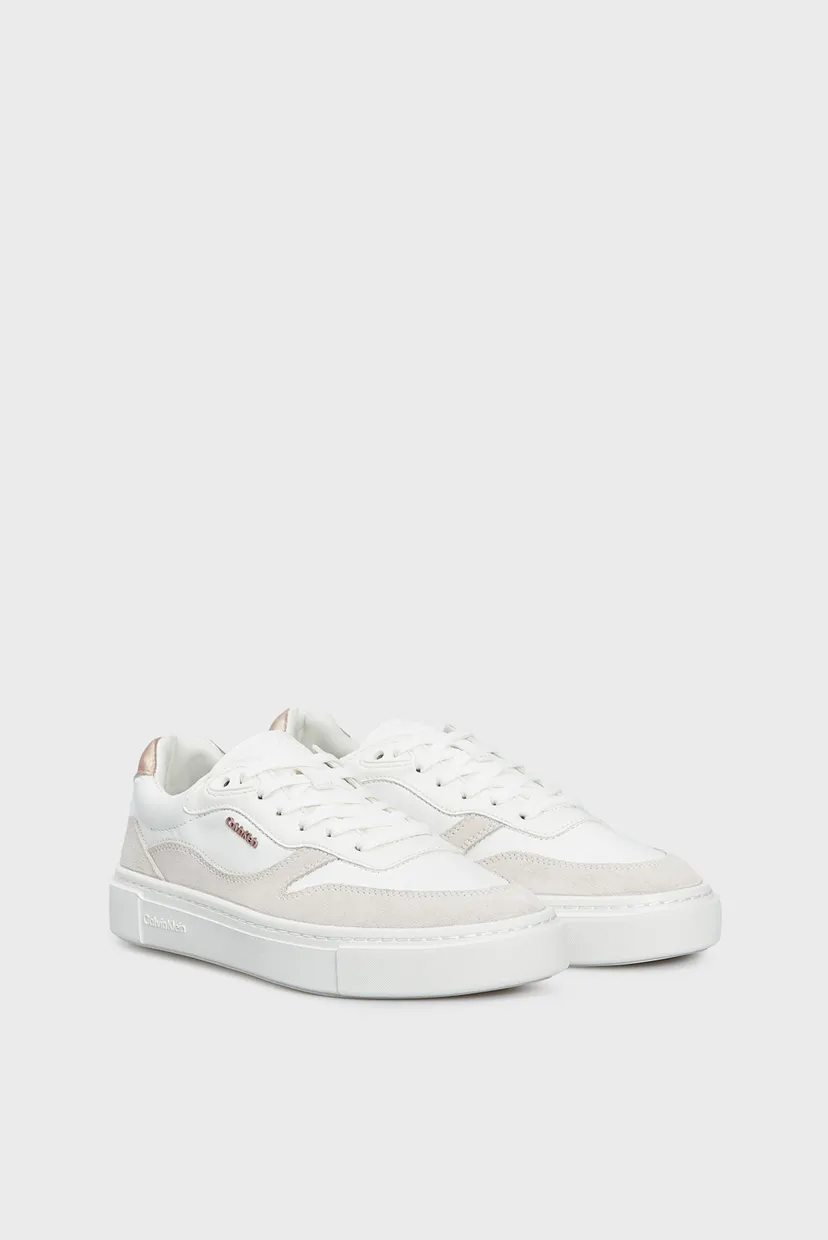 Жіночі білі шкіряні снікерси CUPSOLE LACE UP 3