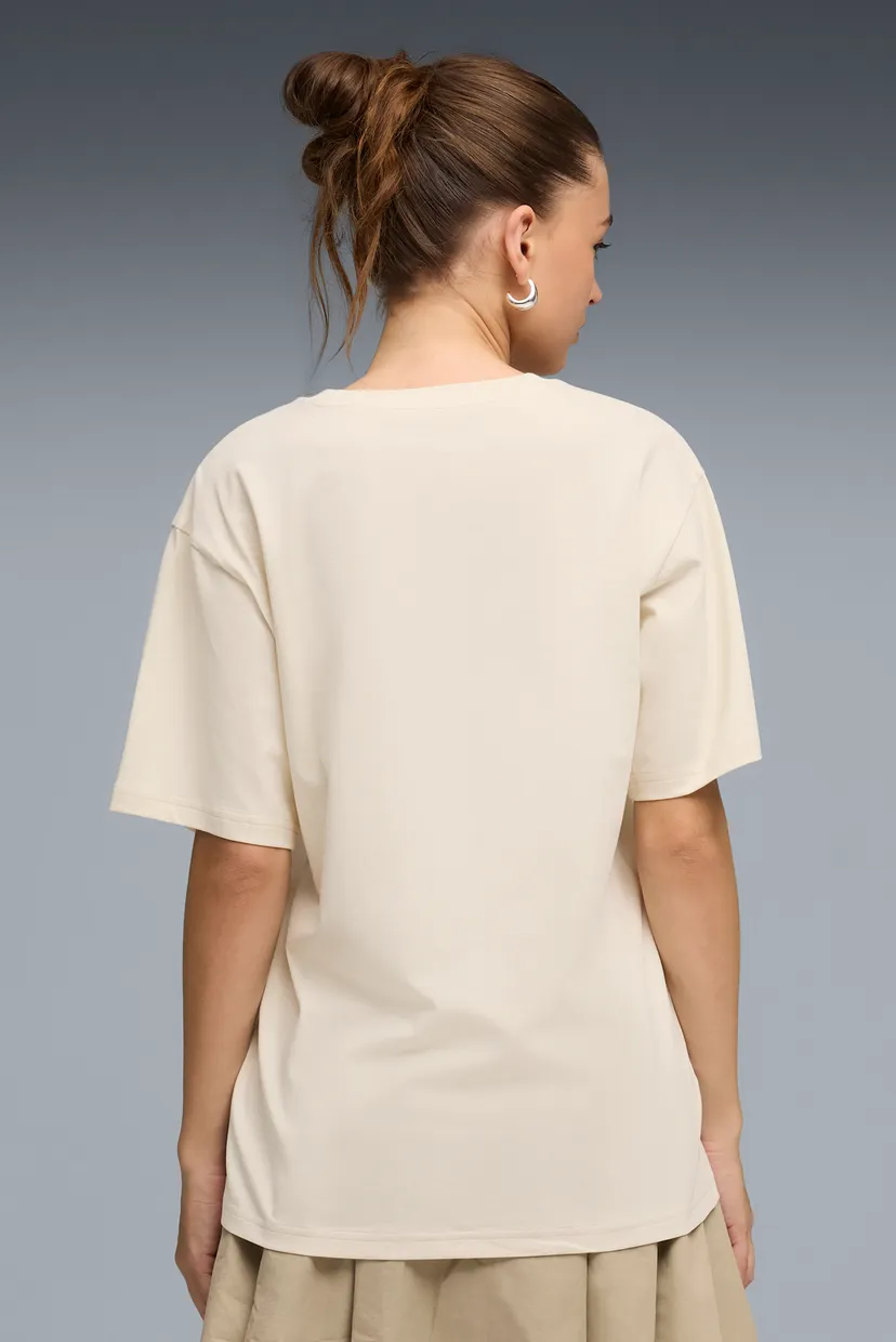 Жіноча бежева футболка HER Relaxed Graphic Tee Women 3