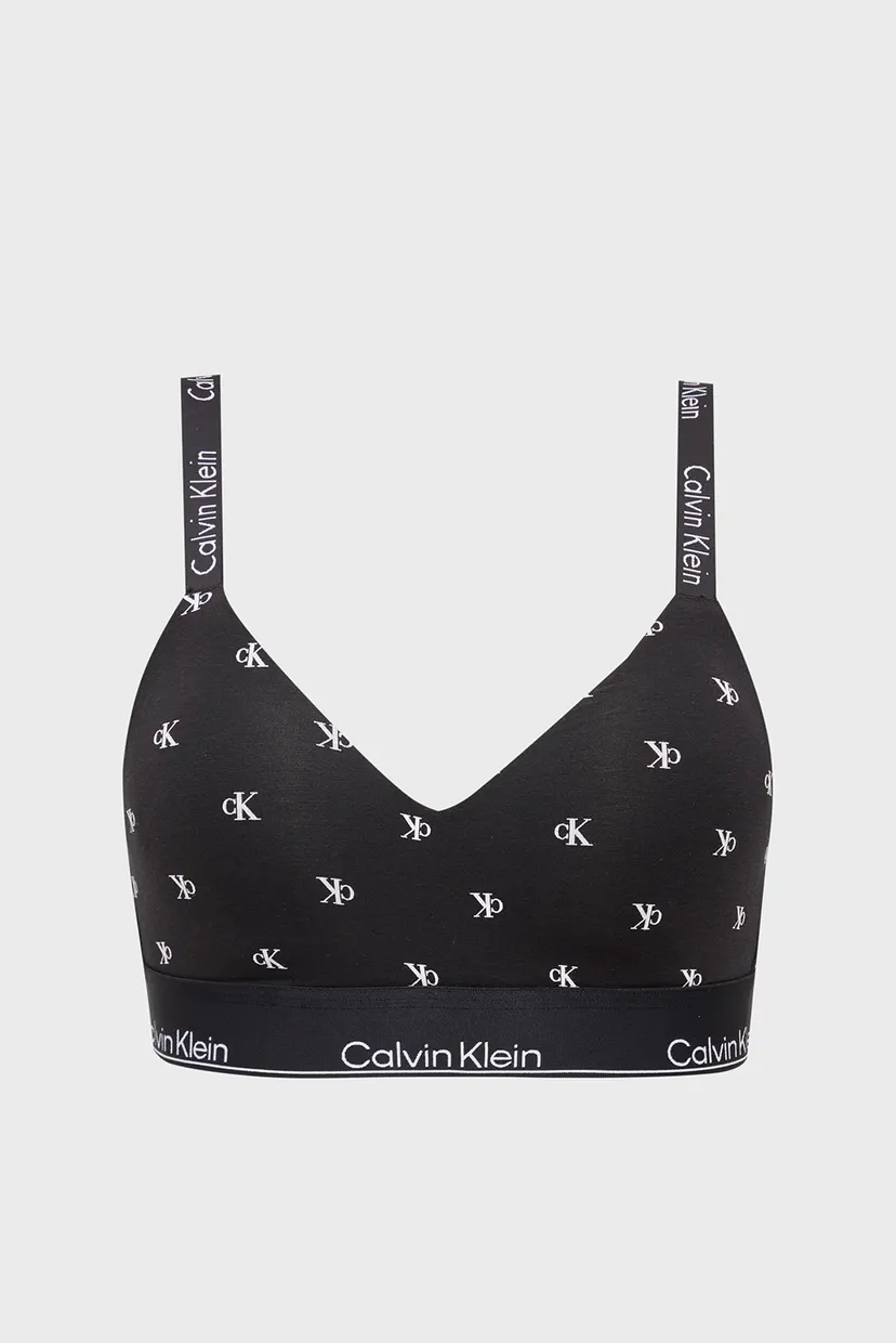 Жіночий чорний бюстгальтер з візерунком LGHTLY LINED BRALETTE 7