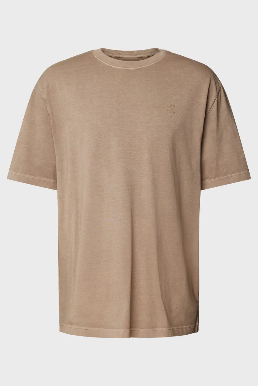 Чоловіча бежева футболка WASHED PUFF PRINT TEE 5