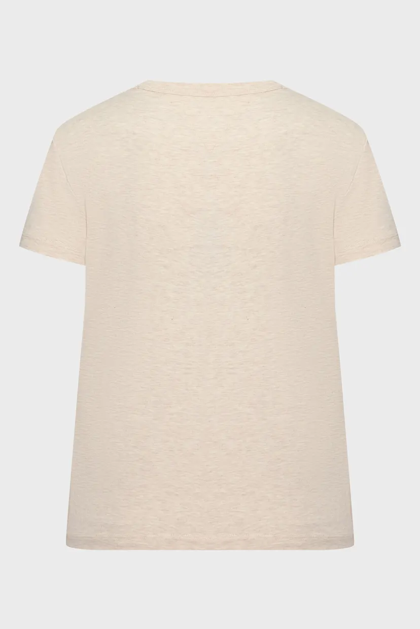 Жіноча бежева футболка REG BADGE TEE 7