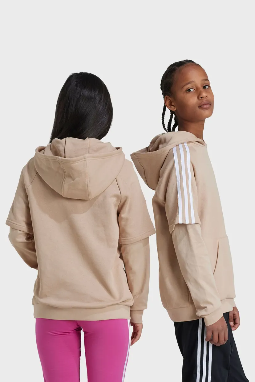 Детское бежевое худи Trefoil Kids 3