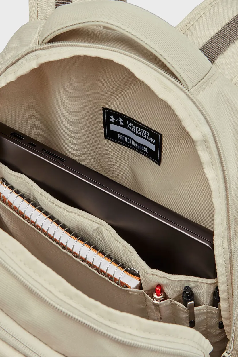 Бежевий рюкзак UA Hustle 6.0 Backpack 5
