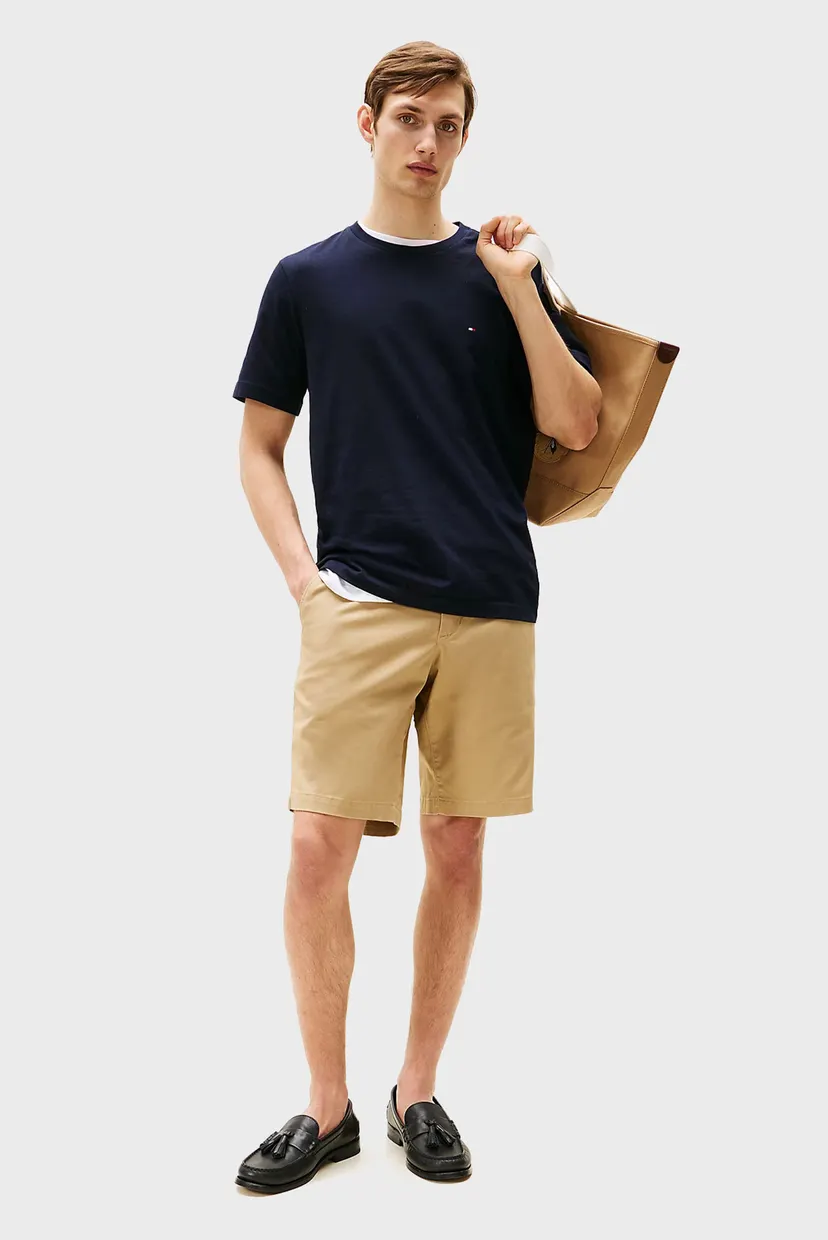 Чоловіча темно-синя футболка ESSENTIAL REG FIT SOLID TEE 3