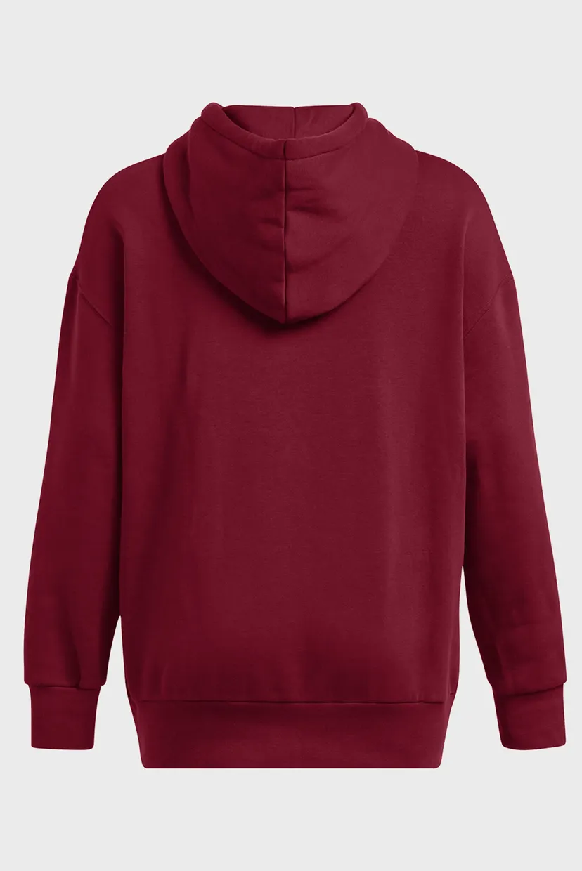 Женское бордовое худи Essential Flc OS Hoodie 5