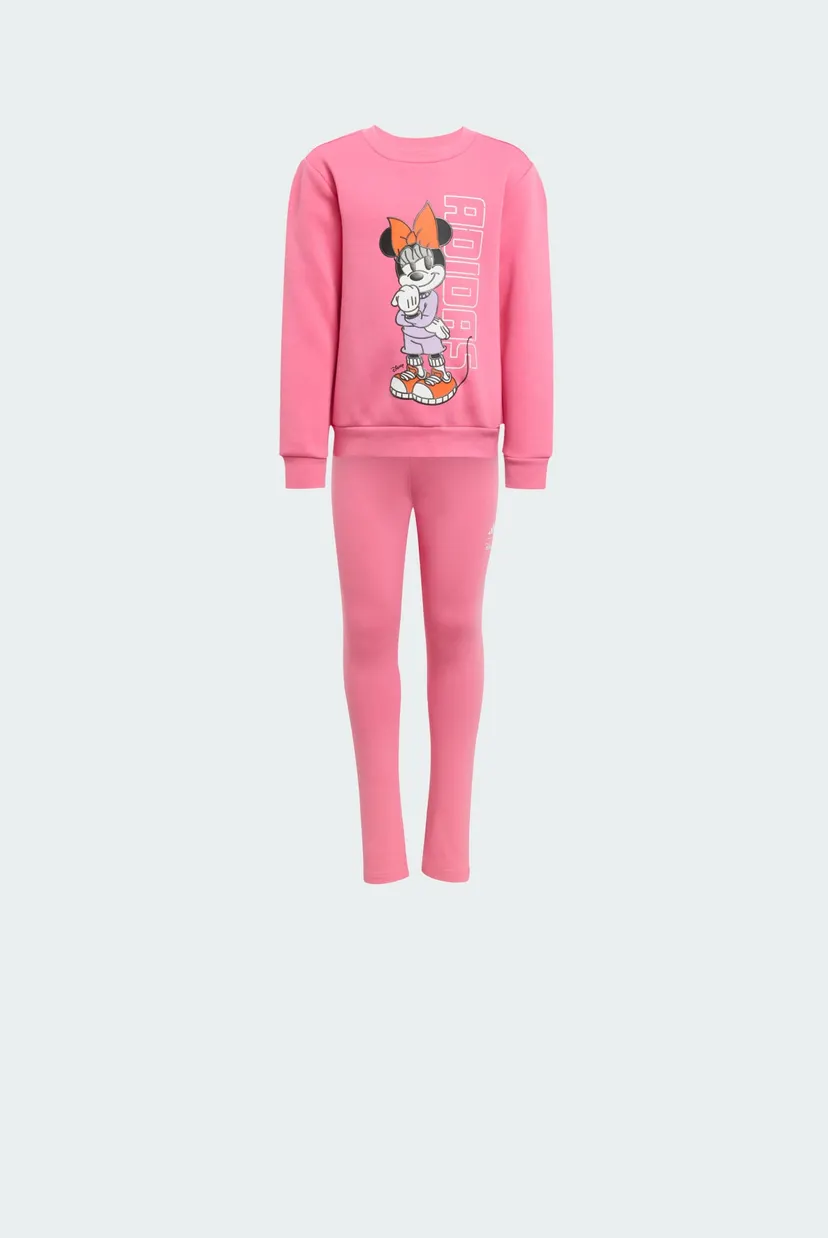Дитячий рожевий комплект одягу (світшот, тайтси)  adidas Disney Minnie Mouse Kids 8