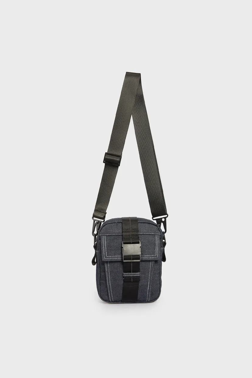 Мужская темно-синяя джинсовая сумка Cross Body Bag 5