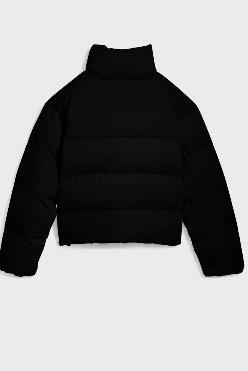 Жіноча чорна вельветова куртка Wardrobe Essentials Corduroy Puffer Jacket Women 7