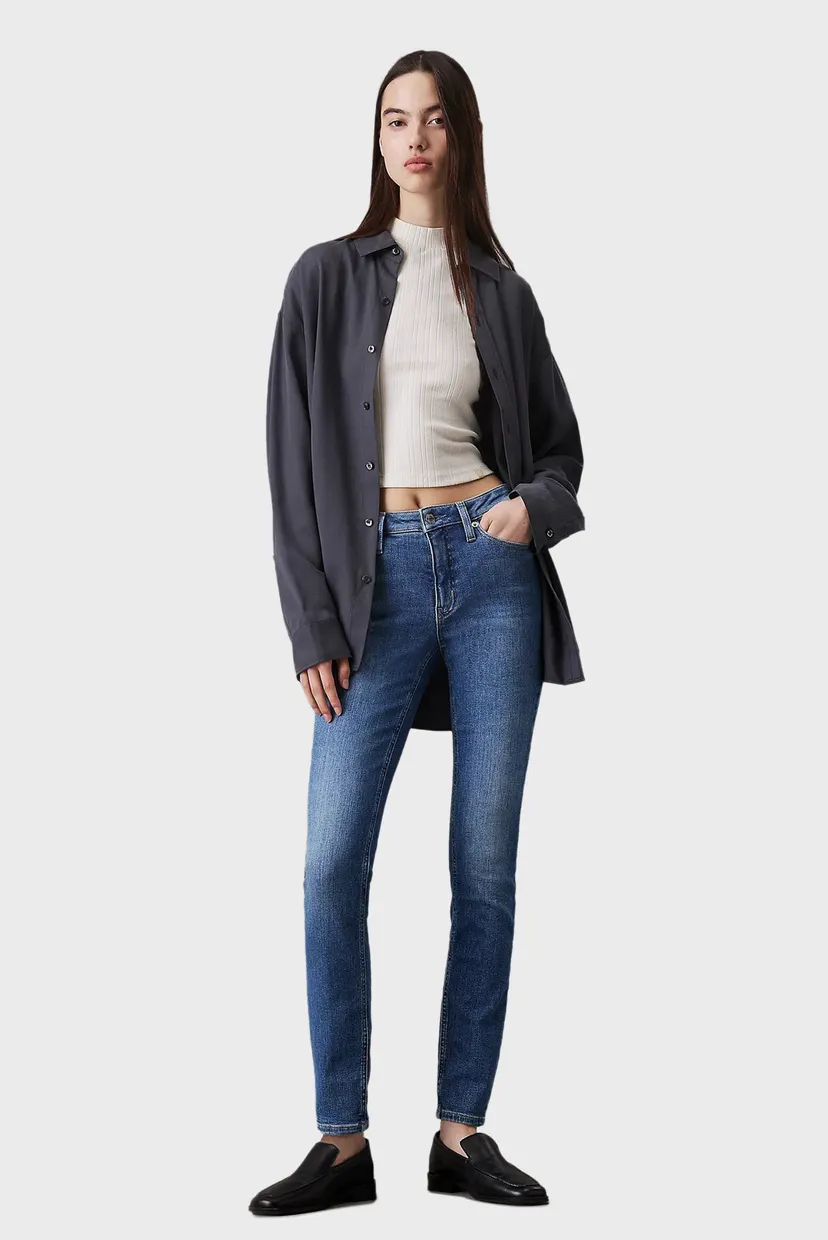 Жіночі сині джинси MID RISE SKINNY 3
