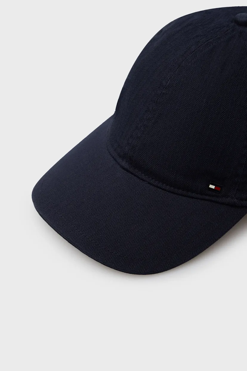 Чоловіча темно-синя кепка TH CORP HERRINGBONE 6 PANEL CAP 4