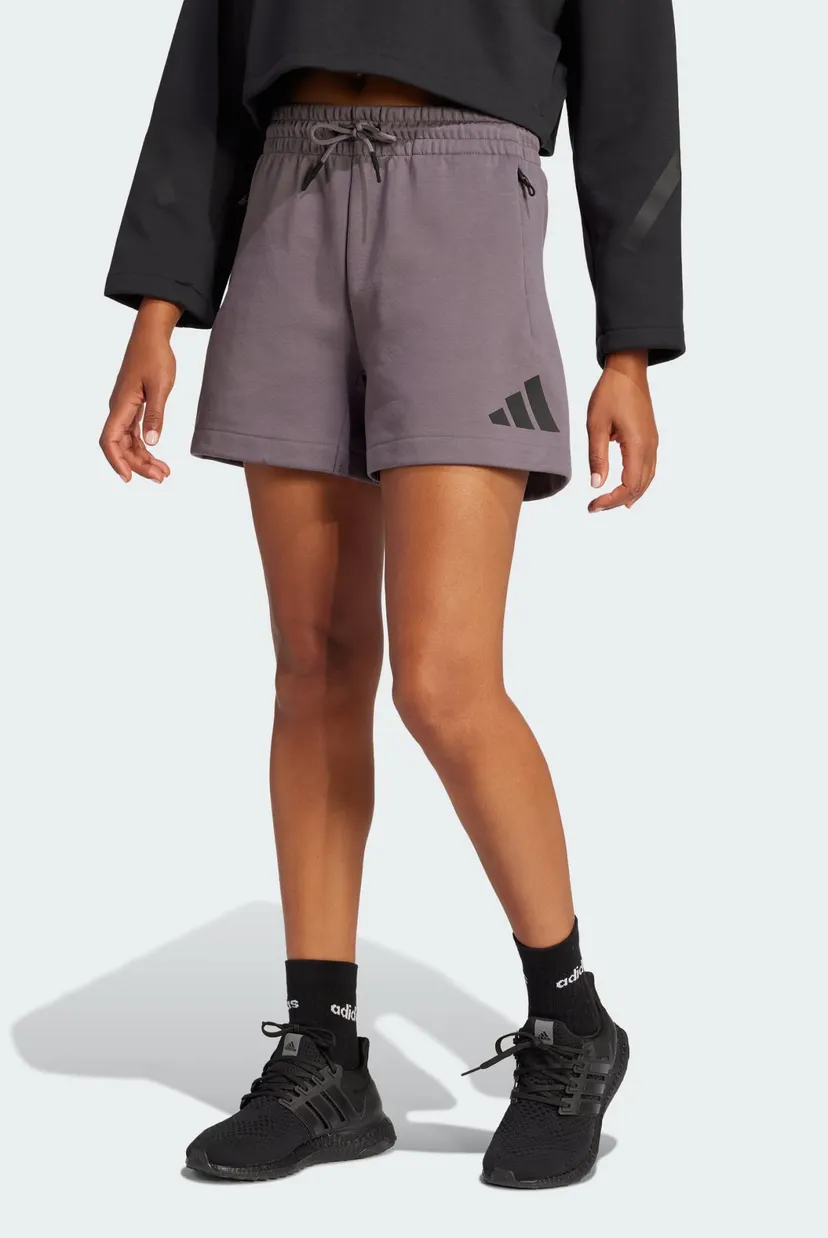 Женские серые шорты adidas Z.N.E. adidas JJ4744 — MD-Fashion