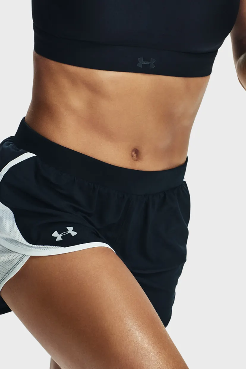 Жіночі чорні шорти UA Fly By 2.0 Short-BLK 5