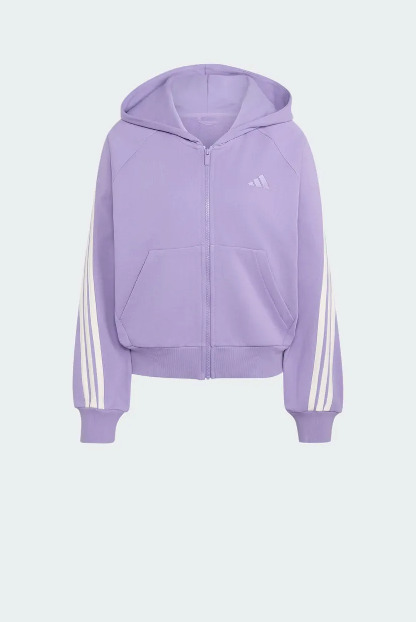 Женское сиреневое худи ADIDAS KIT 3-STRIPES FULL ZIP 6