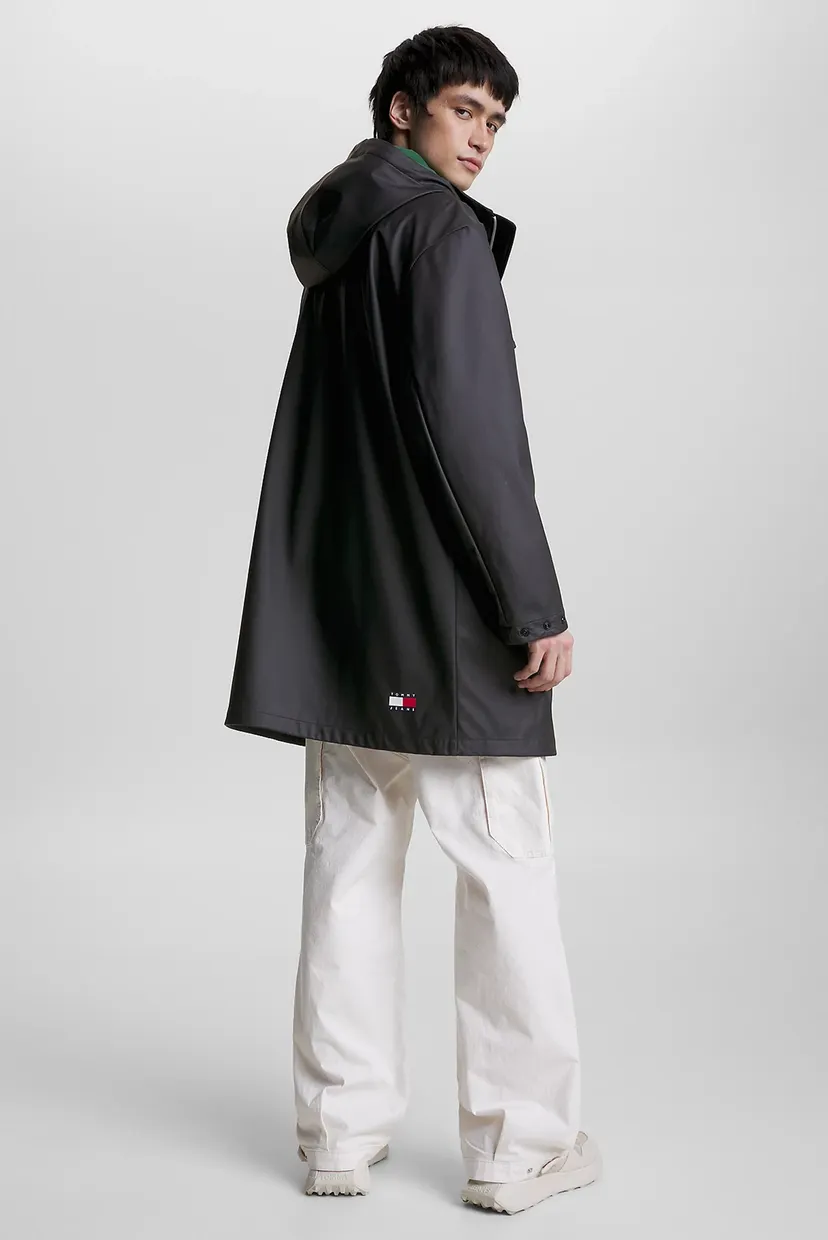 Чоловіча чорна вітровка TJM CHICAGO LONG JACKET 3