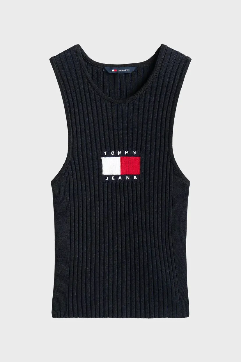 Женский черный топ RIB RACER TANK 5