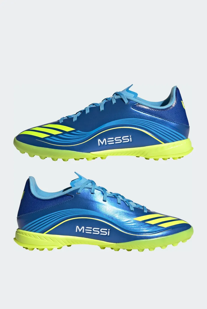Синие сороконожки F50 Messi League Turf 7