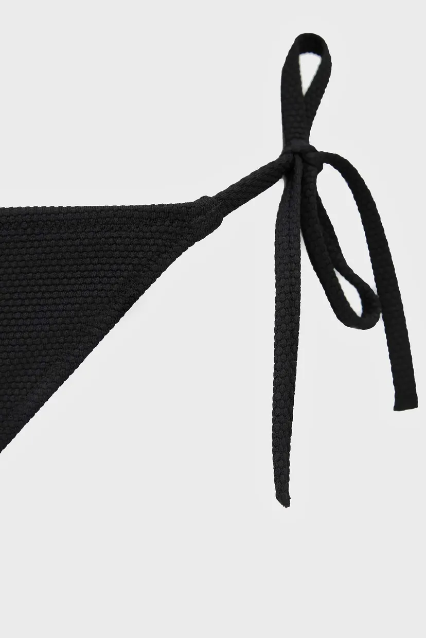 Женские черные трусики от купальника STRING SIDE TIE BIKINI 3