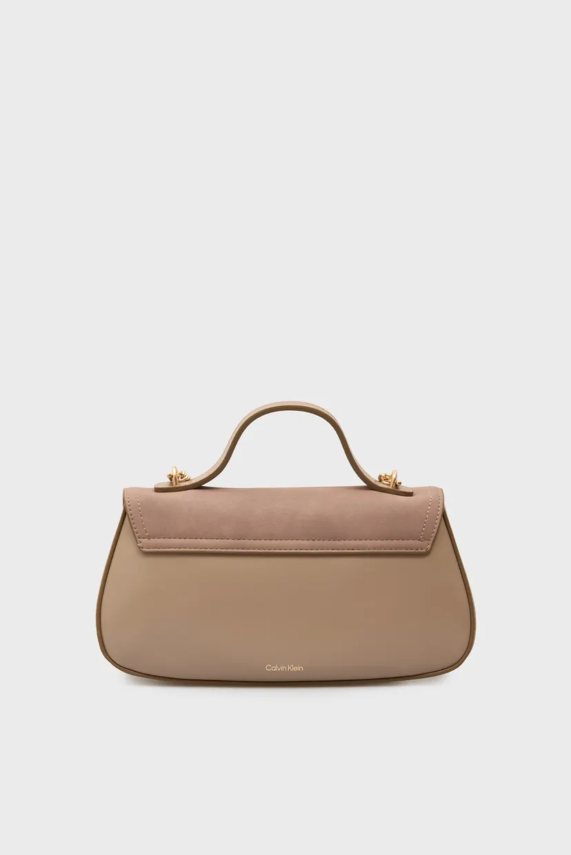 Жіноча бежева сумка BRUSHED TOP HANDLE 4