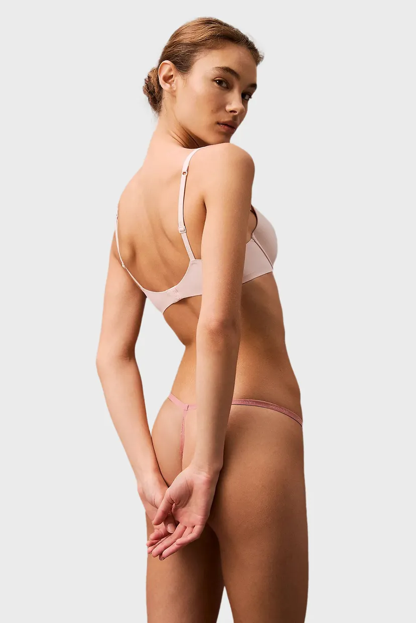 Женские розовые трусики STRING THONG (LOW-RISE) 3