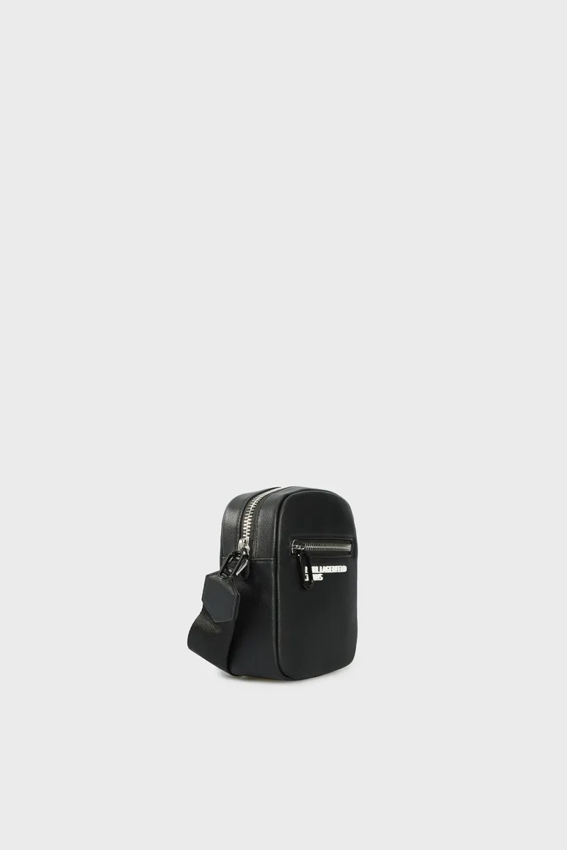 Мужская черная сумка KLJ ESSENTIAL GRAINY PU NS CB 3