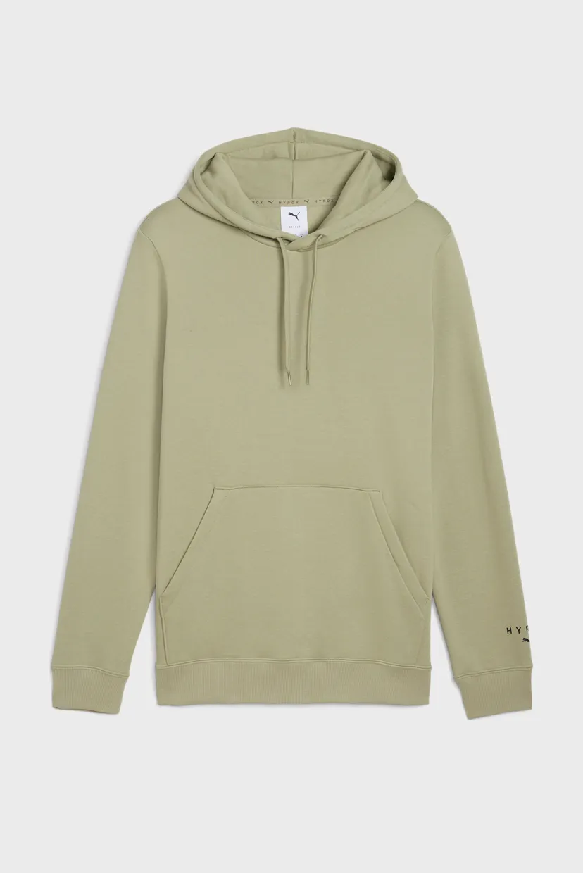 Чоловіче оливкове худі PUMA x HYROX City Lifestyle Hoodie Men 4