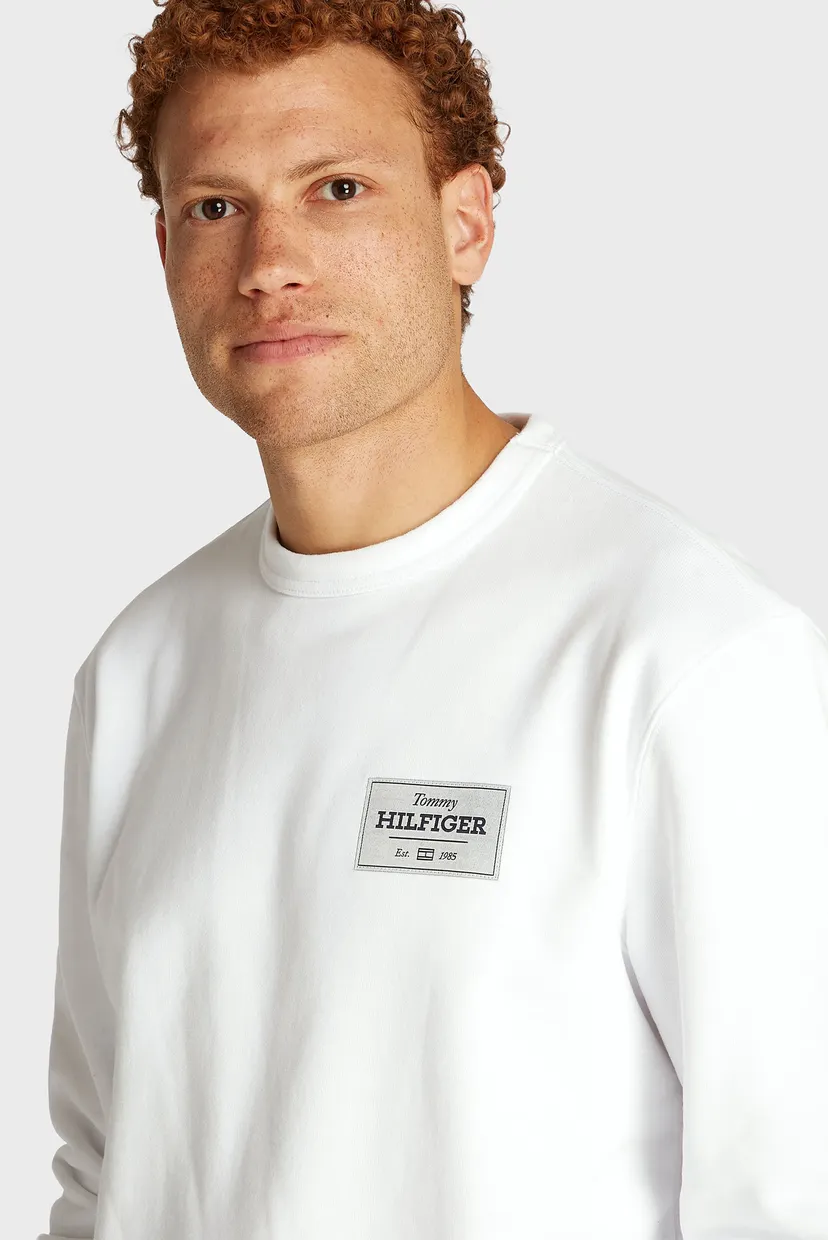 Чоловічий білий світшот MONOTYPE LABEL SWEATSHIRT 4