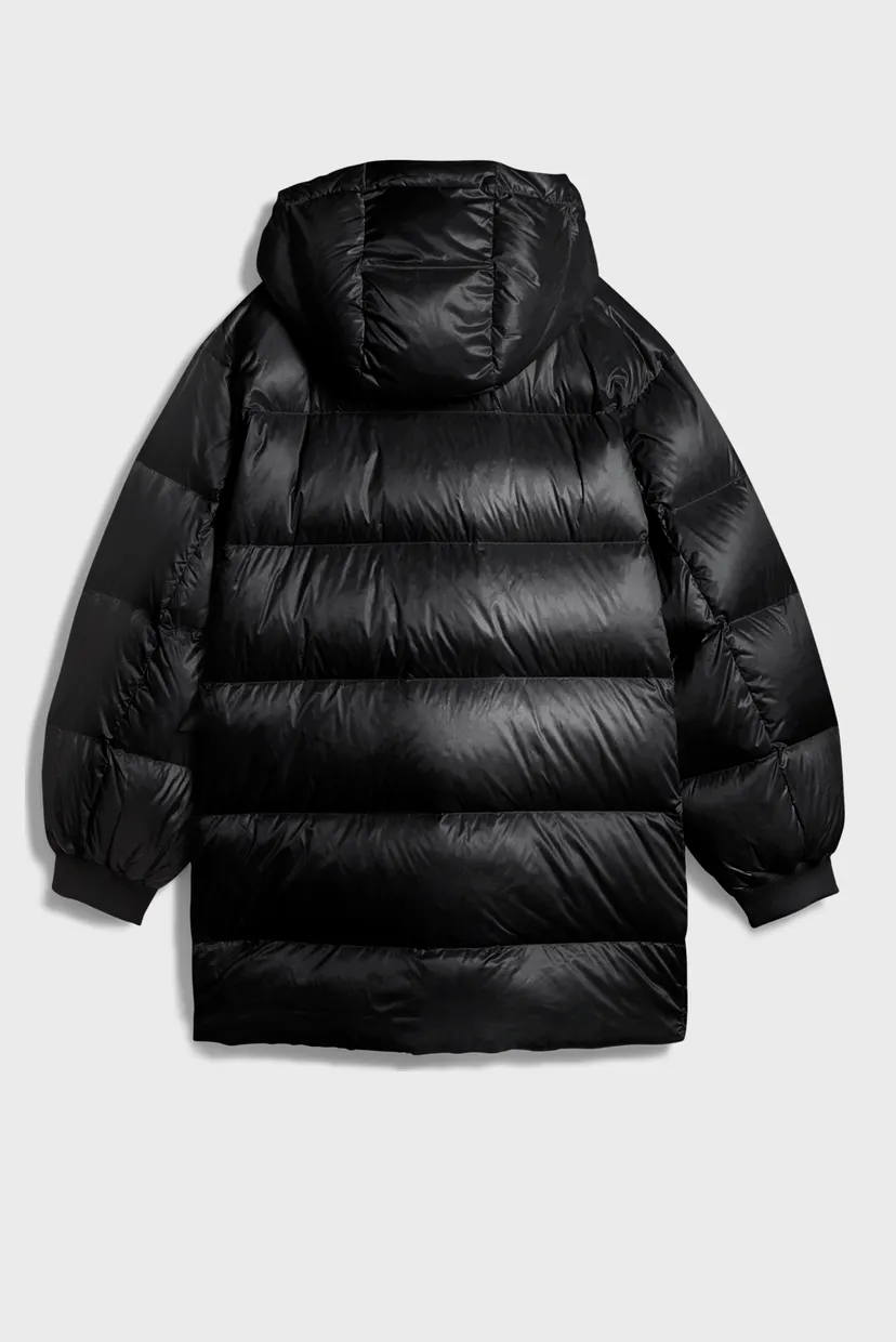 Женский черный пуховик Style Hooded Down Jacket Women 5