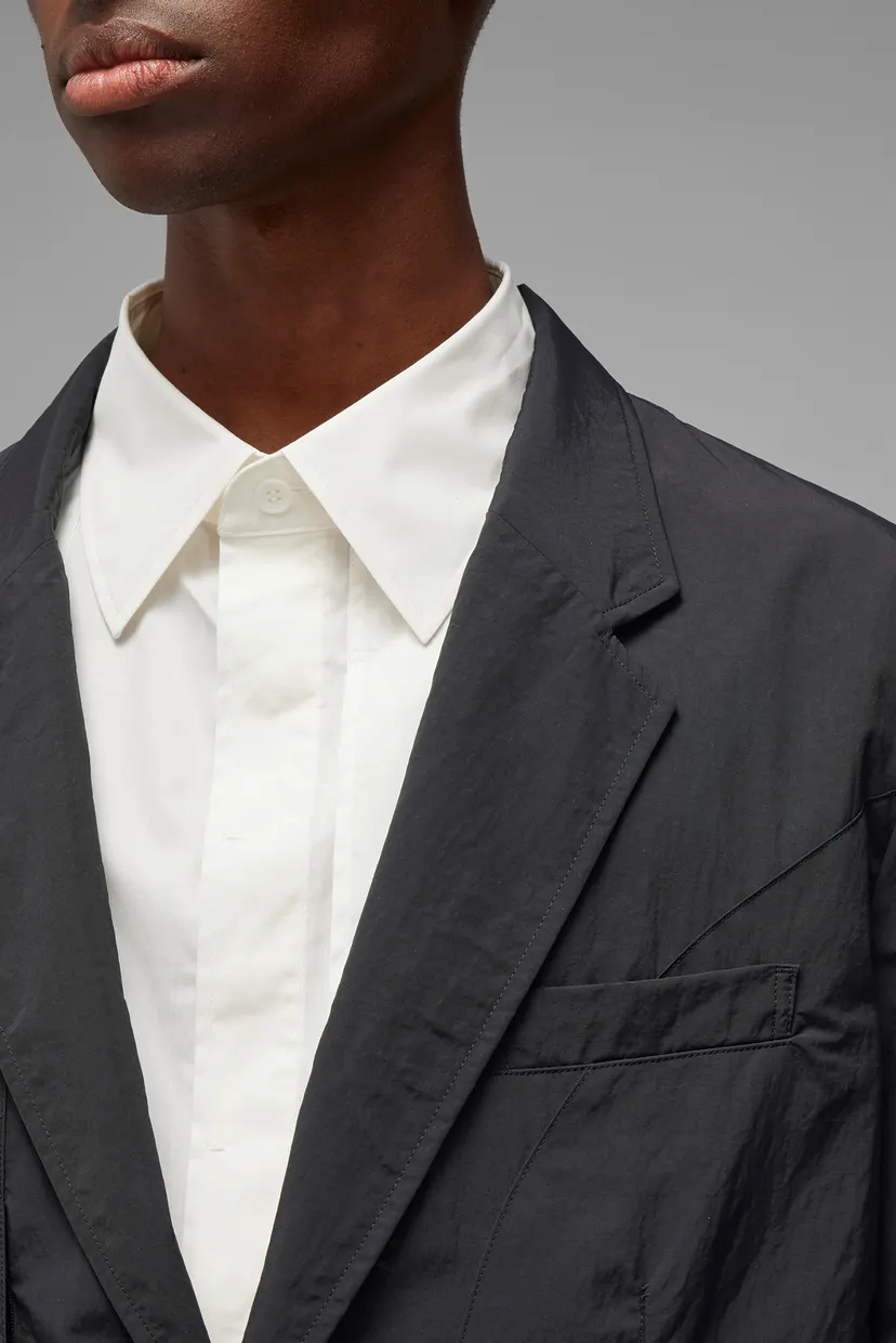 Чорний блейзер Y-3 Crinkle Nylon (унісекс) 5