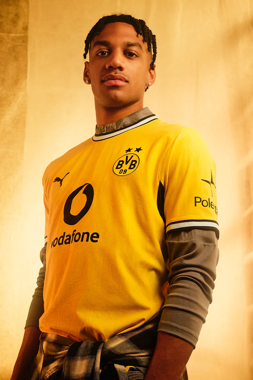 Мужская желтая футболка Borussia Dortmund 26/27 Home Jersey Men 5
