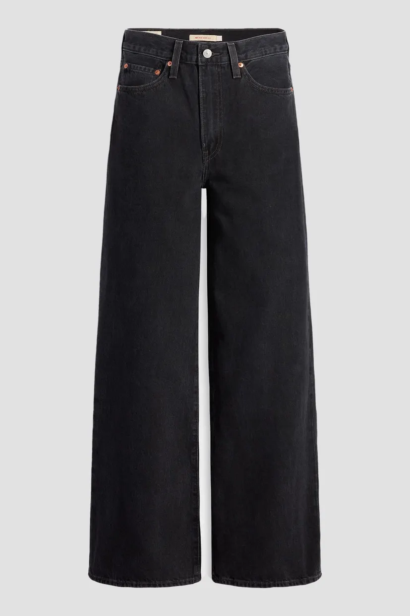 Жіночі чорні джинси Ribcage Wide Leg 6