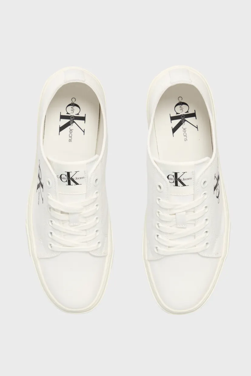Жіночі білі кеди FLATFORM+ CUPSOLE LOW TXT 4