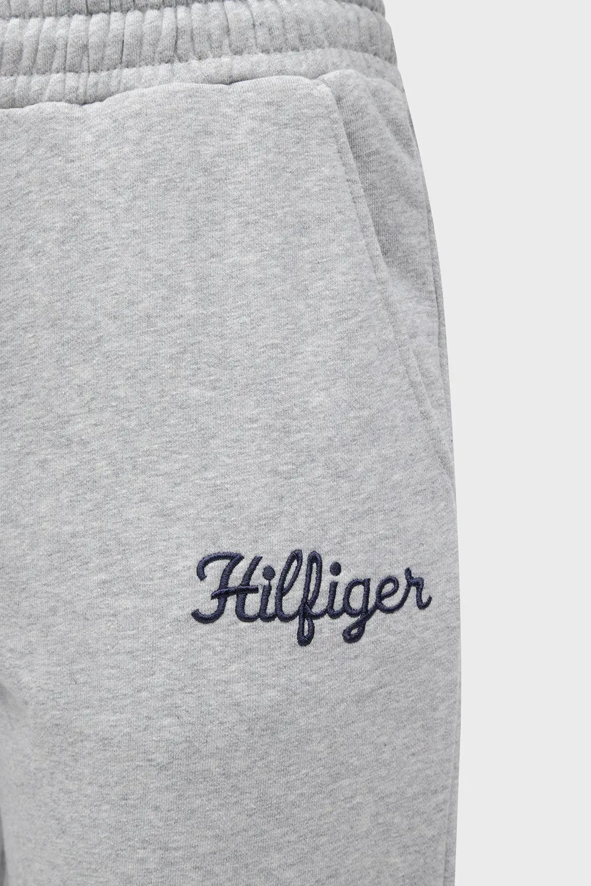Детские серые спортивные брюки HILFIGER NY EMB TERRY SWEATPANT 3