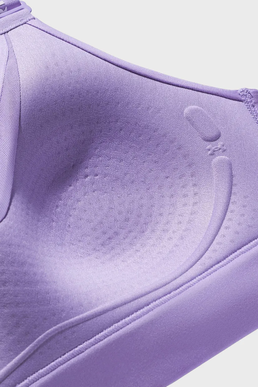 Жіночий бузковий топ UA Infinity High 2.0 Bra 7