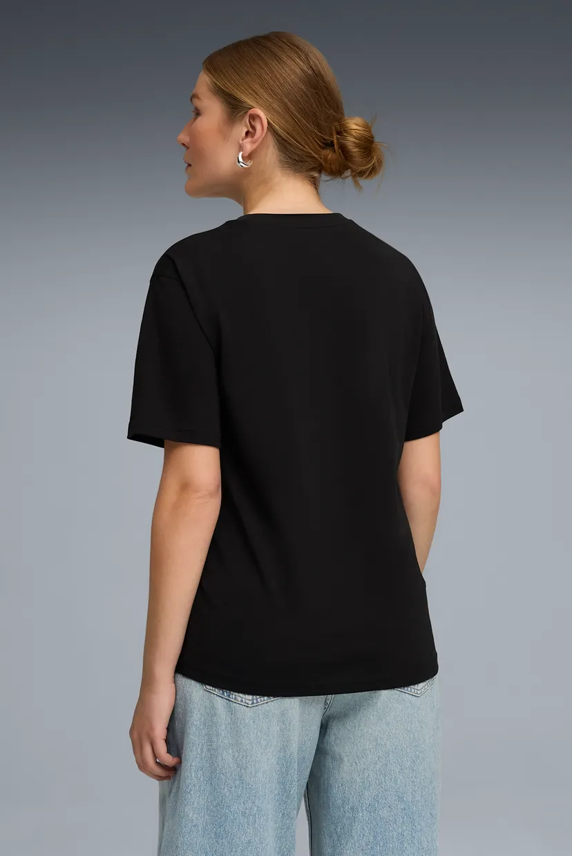 Женская черная футболка Essentials Graphics Animal Relaxed Tee Women 3