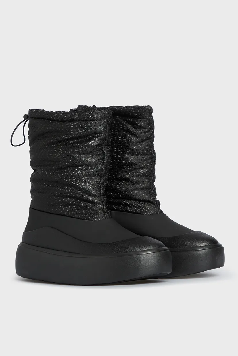 Женские черные дутики BUBBLE CUP MID BOOT-NANO MONO 3