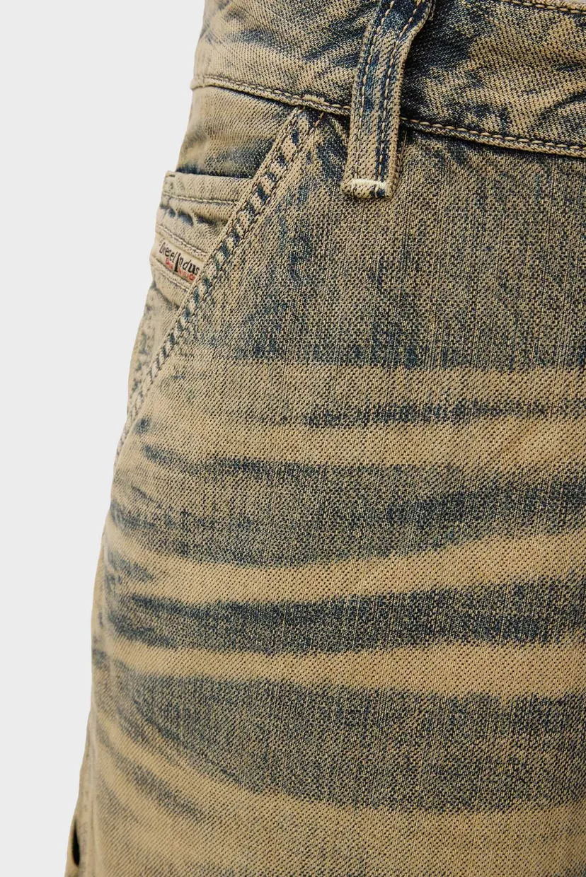 Мужские коричневые джинсовые шорты D-LIVERY-SHORT 5