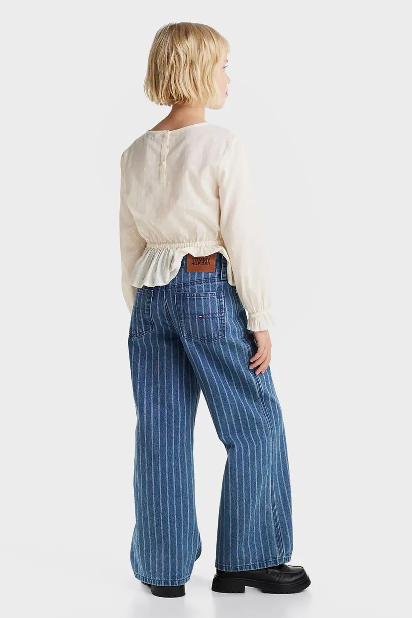 Дитячі сині джинси у смужку MABEL STRIPE 4