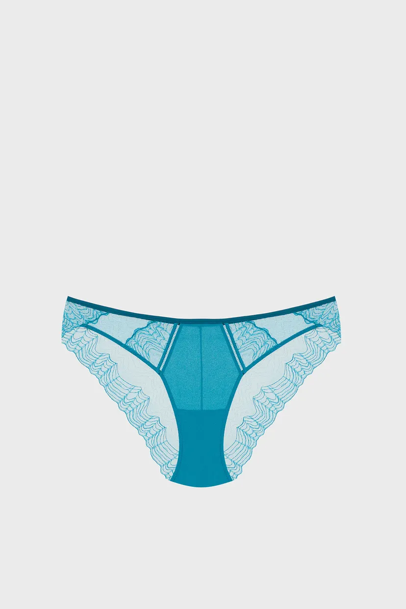 Жіночі бірюзові трусики BIKINI 8