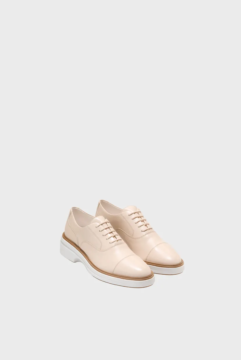 Женские бежевые кожаные оксфорды ØriginalGrand CitySpectre Oxford 5