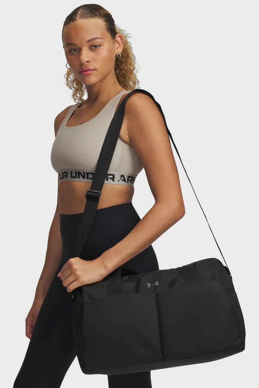 Женская черная спортивная сумка UA Studio Lite Duffle Under Armour