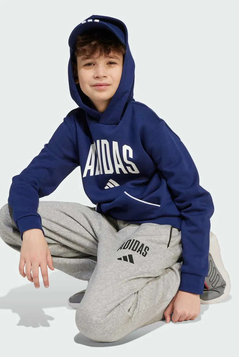 Дитячі сірі спортивні штани Seasonals Essentials Collegiate Typography Kids 4