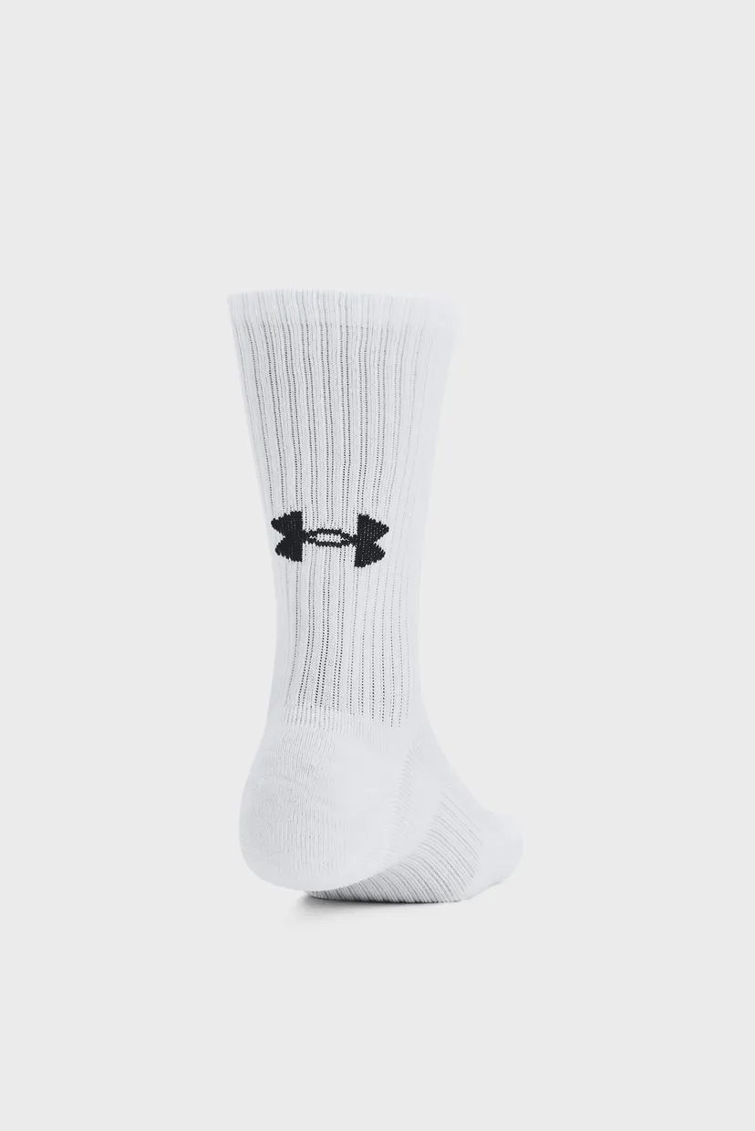 Белые носки (3 пары) Unisex UA TC 3pk Crew 4