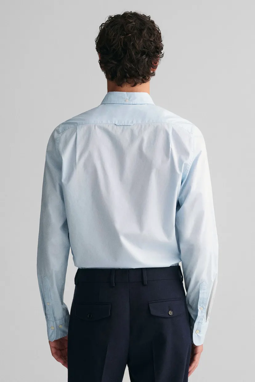Чоловіча блакитна сорочка REG PINPOINT OXFORD 3