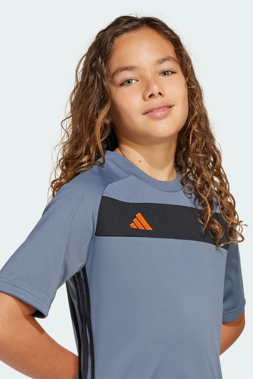 Дитяча сіра футболка Tiro 25 Essentials Kids 4