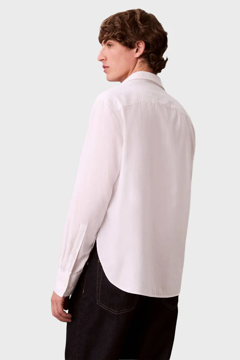 Чоловіча біла сорочка JACQUARD EASY 3