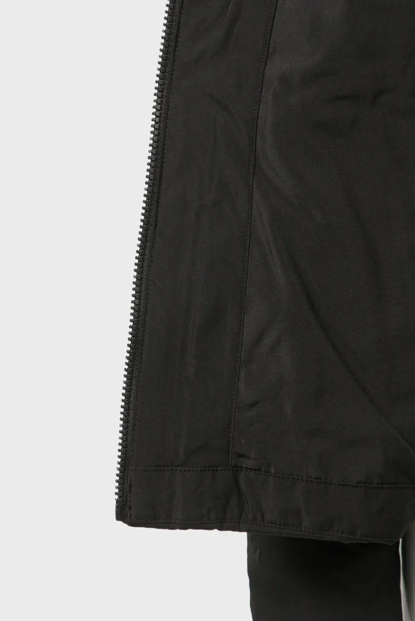 Женская черная куртка SLIM LW HOODED PADDED 6