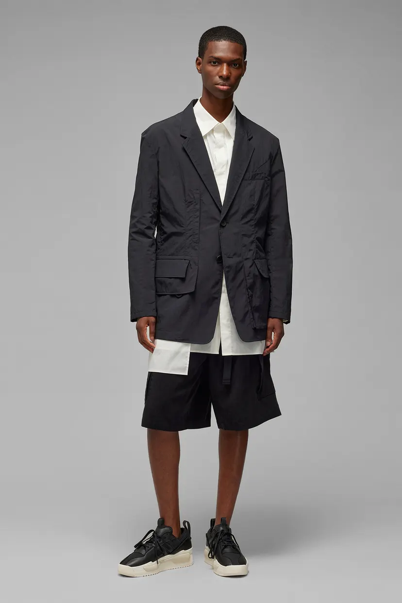 Черный блейзер Y-3 Crinkle Nylon (унисекс) 3